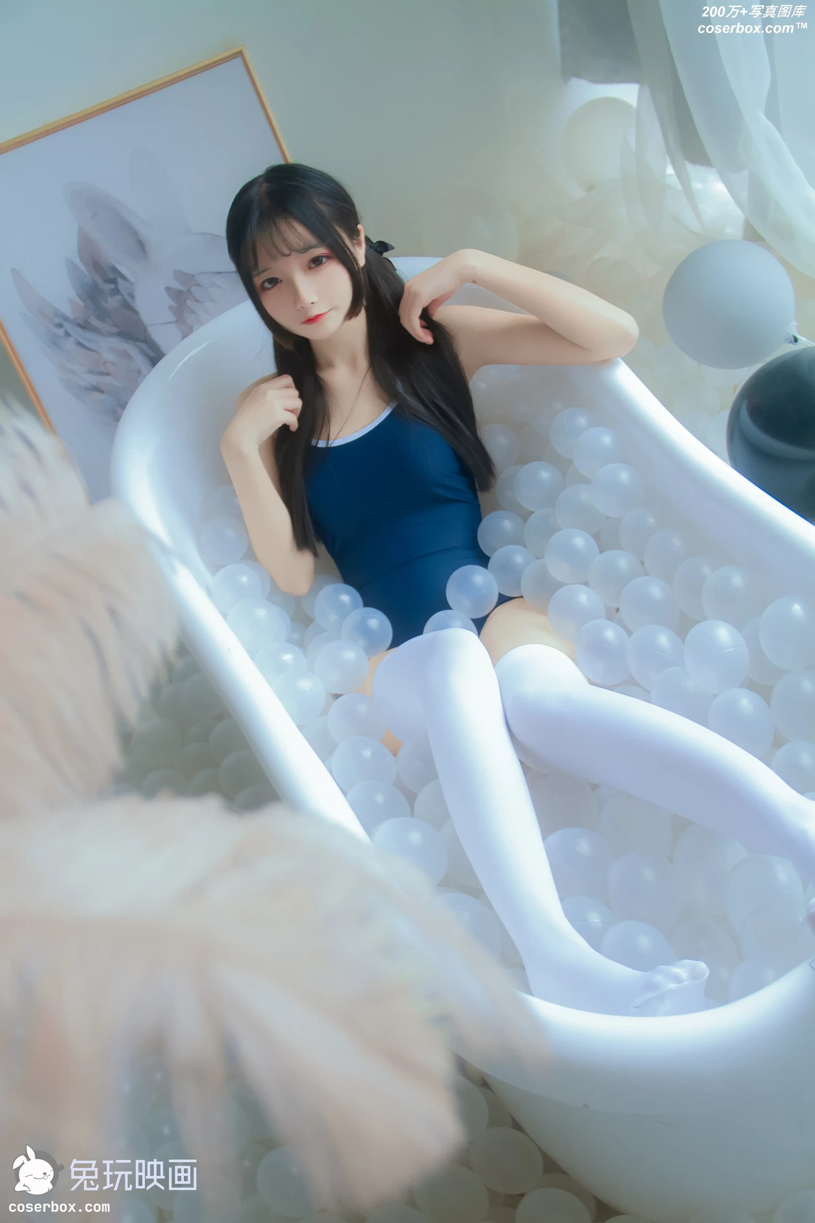 兔玩映画 夏日泳装 Vol.027 泡泡球 [40P-371MB]