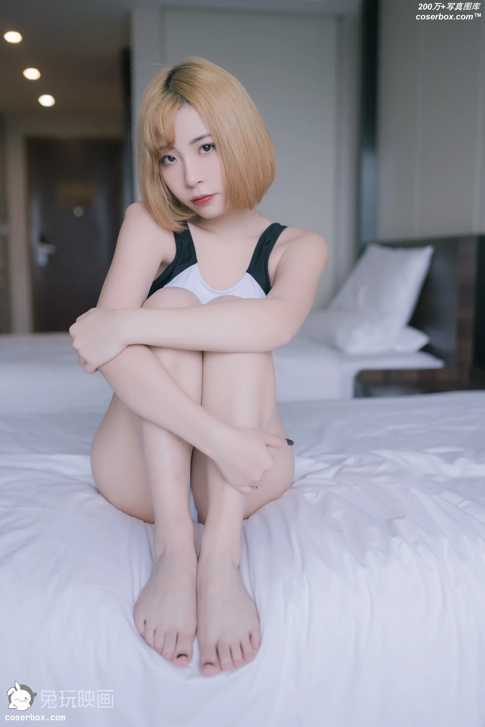 兔玩映画 夏日泳装 Vol.033 黄头发 [40P-275MB]