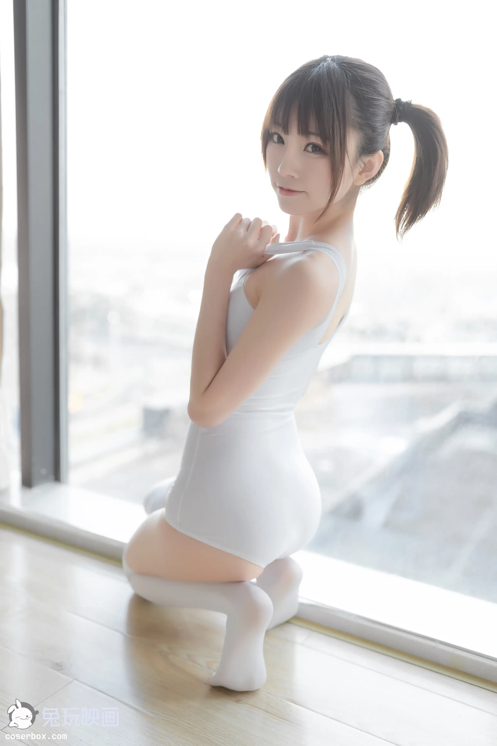 兔玩映画 夏日泳装 Vol.034 单马尾 [40P-149MB]