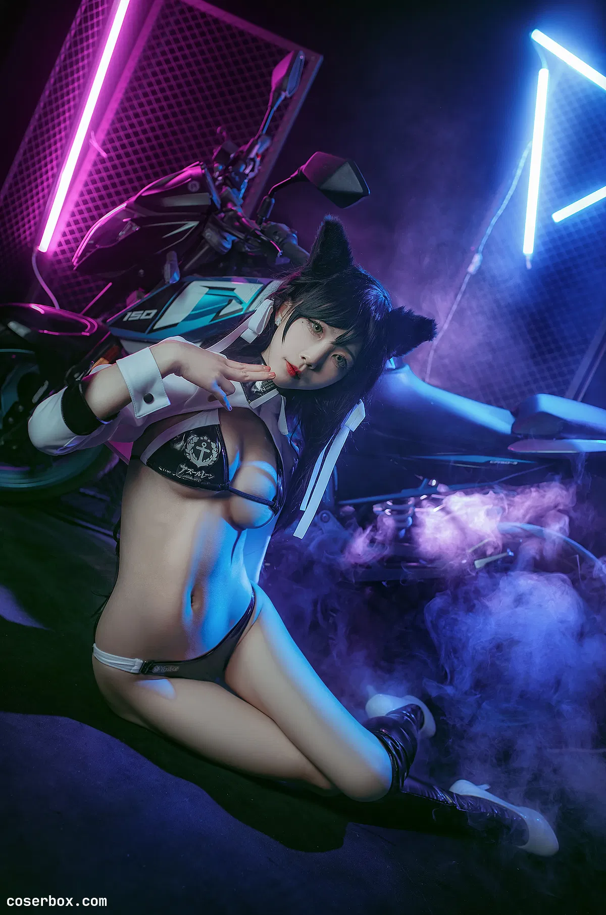 水淼aqua NO.087 爱宕犬 机车